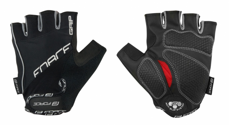 Rękawiczki żelowe FORCE GRIP, czarne XL