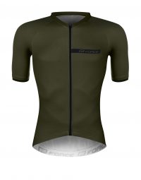 Koszulka rowerowa FORCE CHARM zielona/army  XL