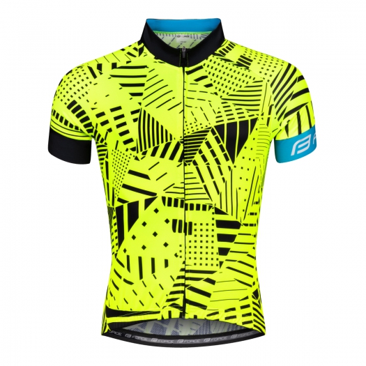Koszulka rowerowa FORCE SHARD fluo 3XL