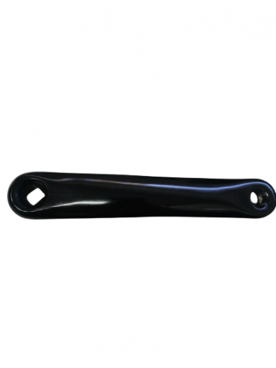 Korba rowerowa lewa czarna kwadrat 170mm