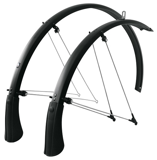 Błotniki rowerowe 28 SKS BLUEMELS 45mm czarny mat
