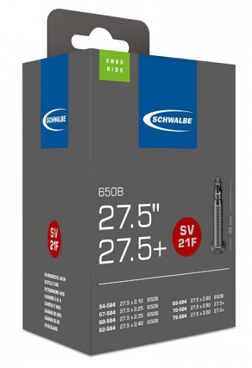 Dętka rowerowa Schwalbe 27,5x2,10/3,00 sv