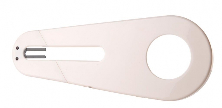 Osłona łańcucha rowerowego Sunnywheel 38t pełna biała