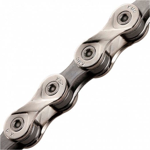 Łańcuch rowerowy KMC X9 122og 9b srebrny/szary