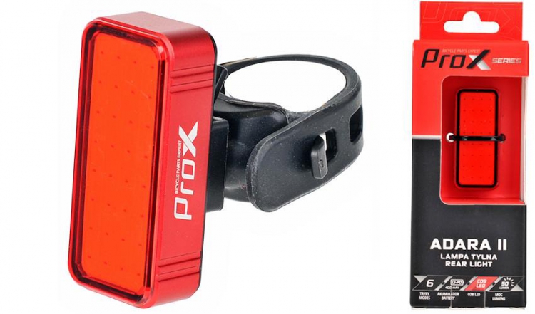 Lampka rowerowa tylna Prox Adara II USB