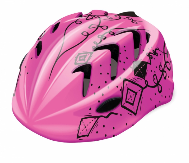 Kask rowerowy B-skin kidy pro kites M różowy