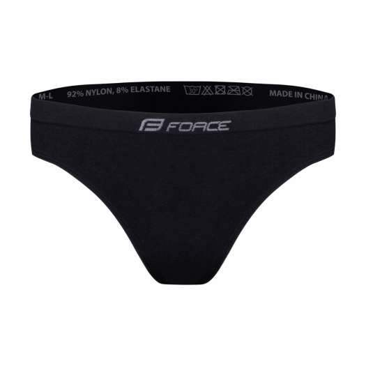 Damska bielizna-bikini 3 pak, czarna XS-S