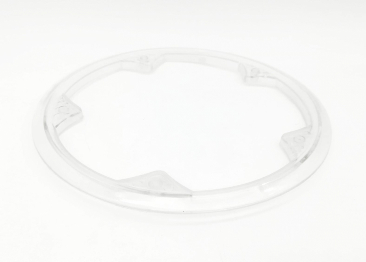 Osłona korby rowerowej 48z na 5 wkrętów transparent