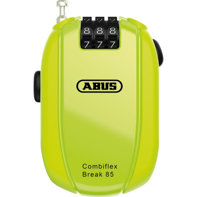 Zapięcie rowerowe Abus Combiflex Break 85 neon