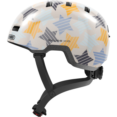Kask rowerowy dziecięcy Abus Skurb Kid Grey Stars S 45-50cm