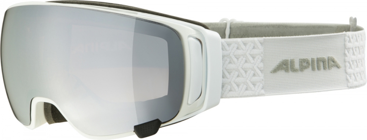 Gogle narciarskie Alpina M Double Jack Mag Q-lite white gloss