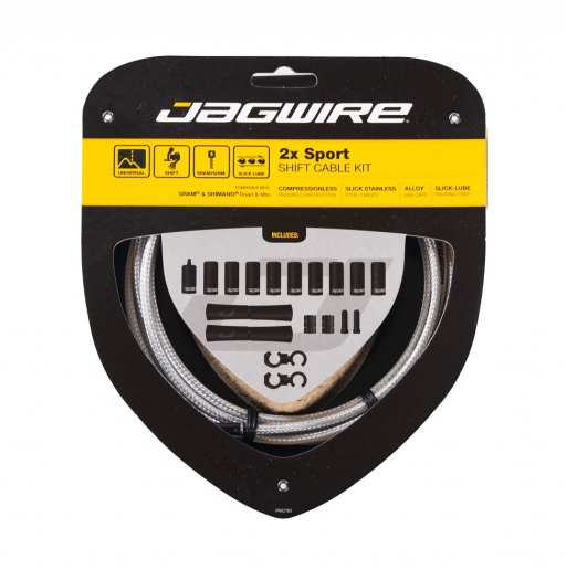 Linka przerzutki z pancerzem Jagwire 2x sport shift