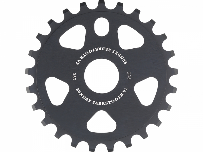 Tarcza korby Sunday Sprocket V2 25T 6061-T6 czarna