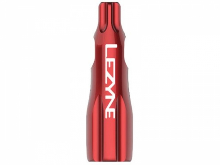 Nakrętka na wentyl Lezyne Valve CNC Czerwone