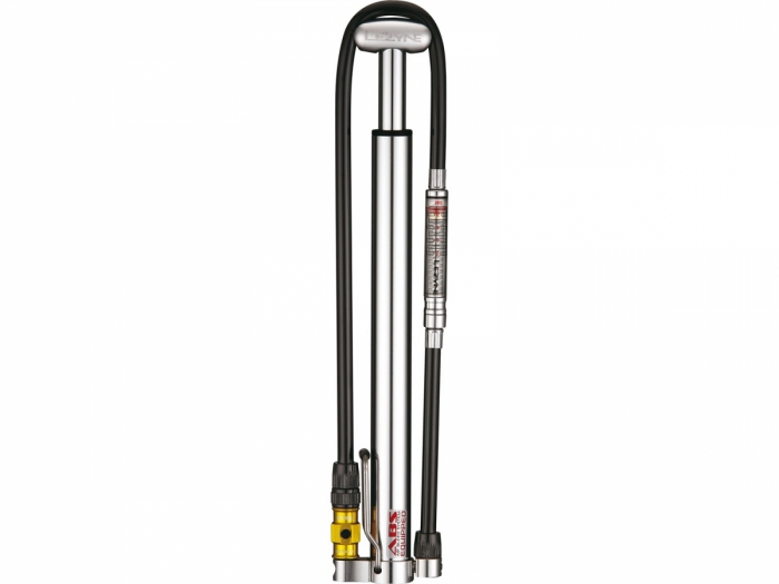 Pompka rowerowa Lezyne Mini CNC Micro Floor Driver HVG srebrna