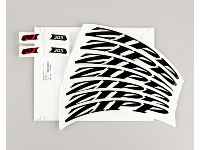 NAKLEJKA ZIPP 303 CZARNY MAT/NO BORDER 1 SZT