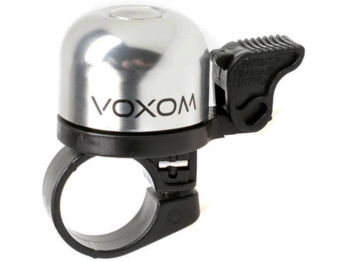 Dzwonek rowerowy Voxom KL2 srebrny 