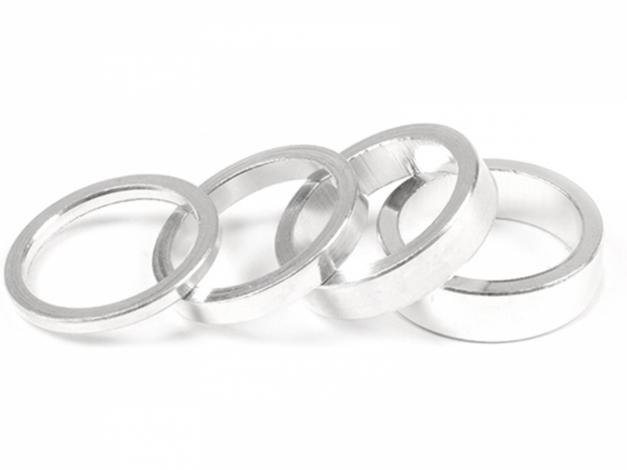 Podkładki Headset Spacer 4pc Set 1-1/8, chrom