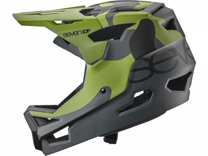 Kask rowerowy 7IDP Project 23 ABS M zielony moro