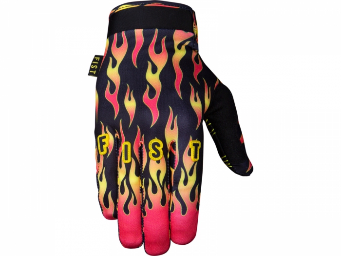 Rękawiczki rowerowe Fist Flaming Hawt S