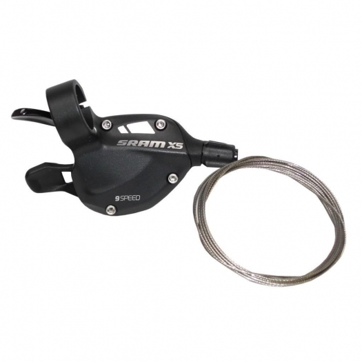 Manetka rowerowa prawa Sram X-5 9s czarna