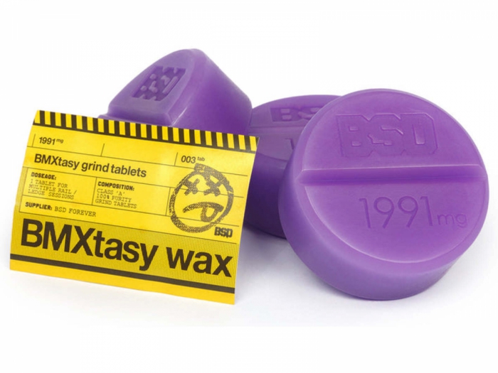 BSD Bmxstasy Grind Wax 3 szt. Fioletowy