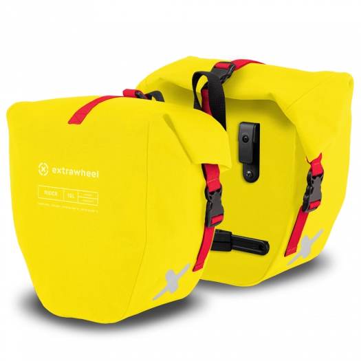 Sakwy uniwersalne Extrawheel Rider yellow 30l