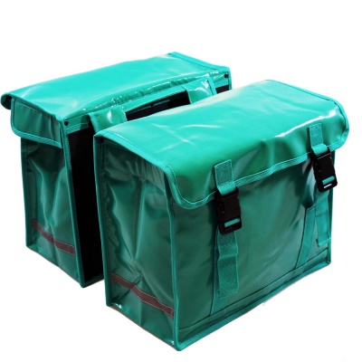 Sakwa rowerowa 2-komorowa New Looxs  46L zielona