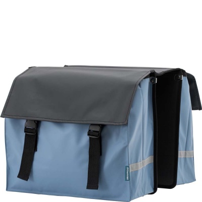 Sakwa rowerowa 2-komorowa Urban Proof 40L czarna - niebieska