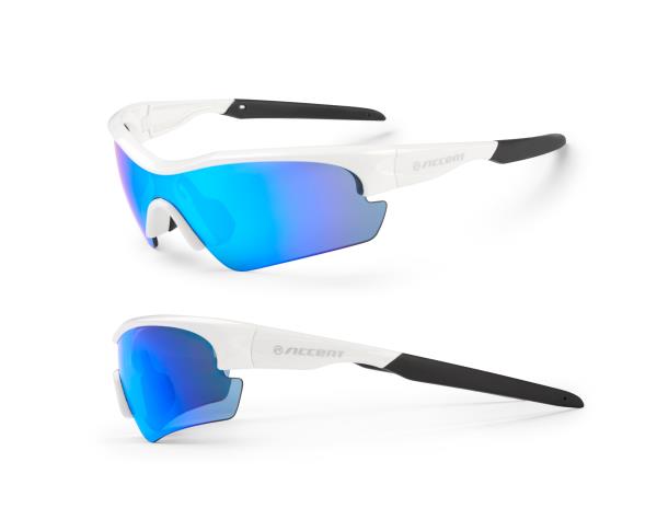 Okulary rowerowe dziecięce Accent Stingray niebieskie
