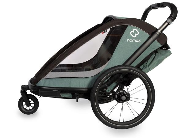 Przyczepka rowerowa Hamax Cocoon One zielona