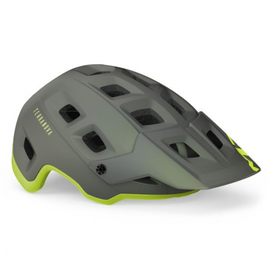 Kask Met Terranova M szary - żółty mat