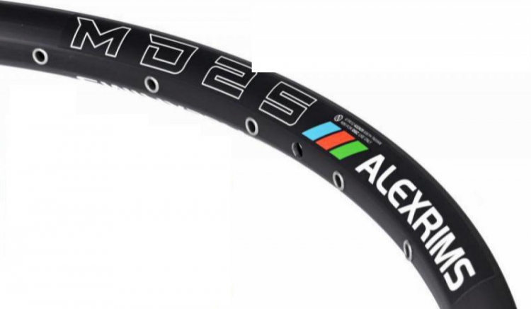 Obręcz rowerowa 29 Alexrims MD 25 TRS czarna 32otw - E