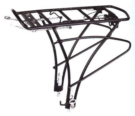 Bagażnik rowerowy tylny 24/28 alu kw-652 czarny