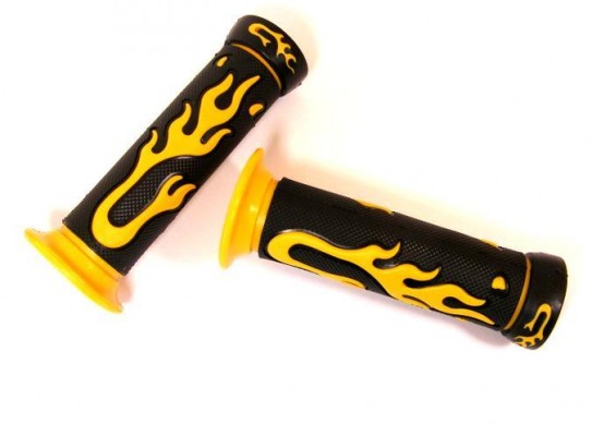 Chwyty rączki rowerowe yellow fire Spencer 125mm czarny