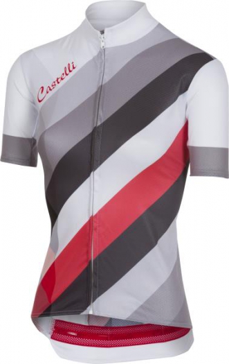 Koszulka kolarska damska Castelli Prisma W multikolor-biała rozm. XL