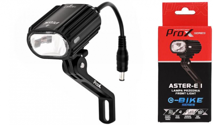 Lampka rowerowa przednia Prox Aster I e-bike 5-15V