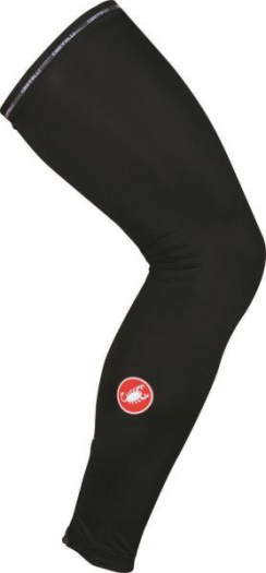 Nogawki kolarskie Castelli UPF 50+, czarne, rozmiar L