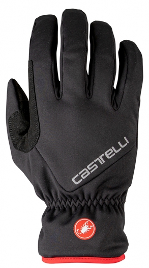 Rękawiczki rowerowe Castelli Entrata Thermal Czarny r. M
