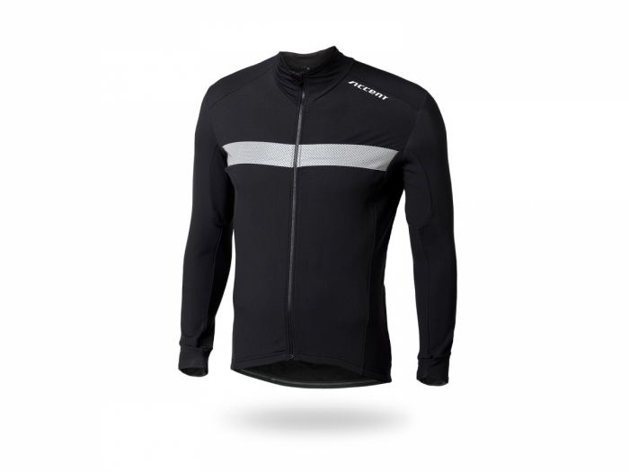 Bluza kolarska Accent Hero czarna XXL