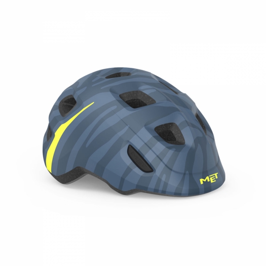 Kask dziecięcy Met Hooray S zebra niebieski