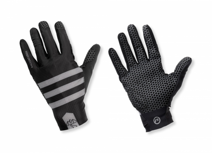 Rękawiczki rowerowe Accent Hex czarne XL
