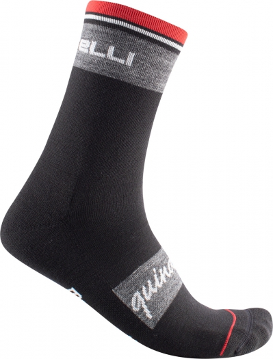 Skarpetki kolarskie Castelli Quindici Soft Merino, czarne, r. L/XL