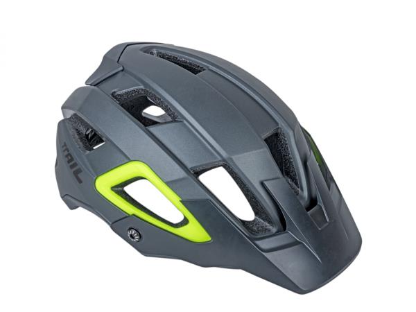Kask rowerowy Author Trail X9 szaro-żółty 54-58 cm