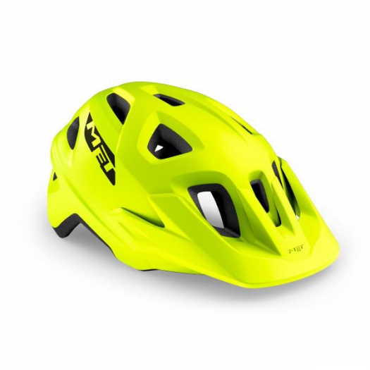 Kask Met Echo L limonkowy matowy