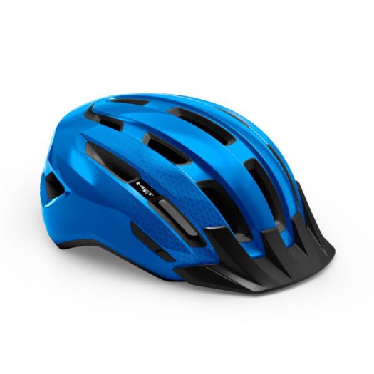 Kask Met Downtown S/M niebieski połysk