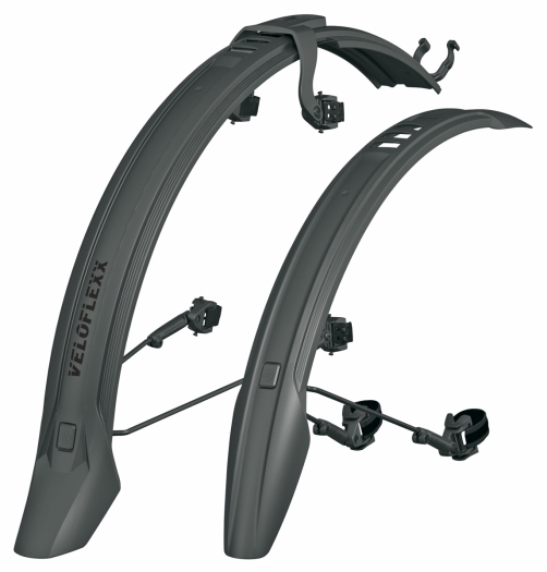 Błotniki rowerowe SKS Veloflexx 26/27,5 65mm czarne zestaw