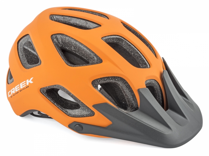 Kask rowerowy Author Creek pomarańczowy 54-57