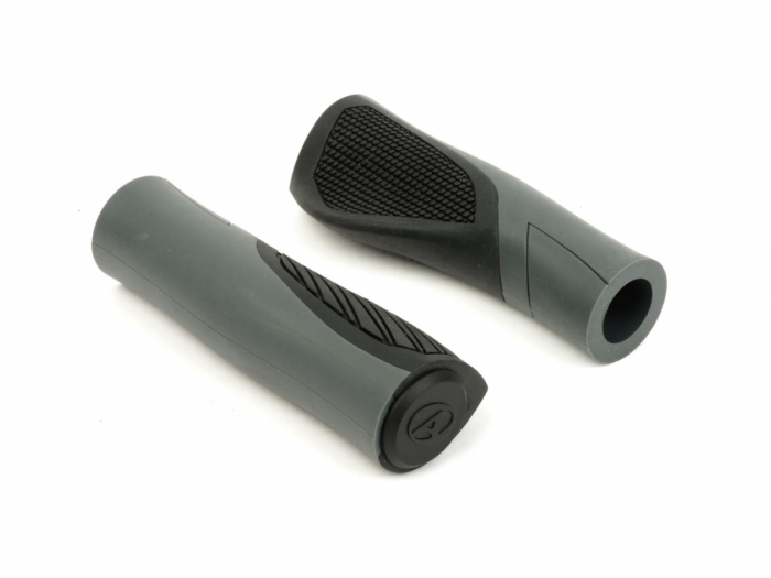 Chwyty kierownicy Author ERGO R1 130mm czarno-szare