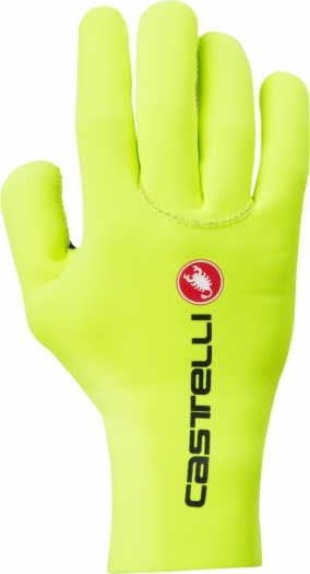 Rękawiczki kolarskie Castelli Diluvio C żółte S/M